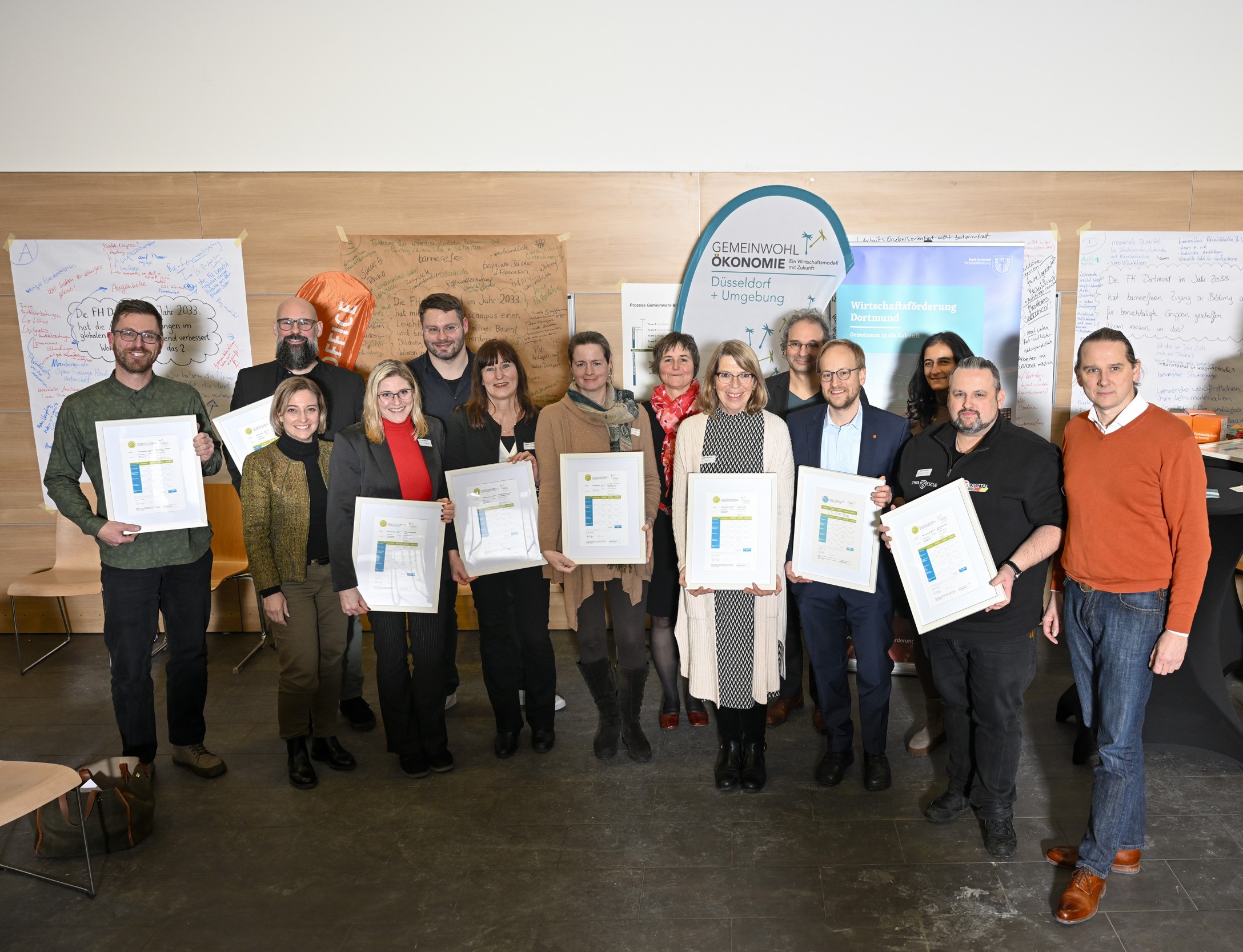 Zertifikatsübergabe an die GWÖ-Peer Gruppe 2024