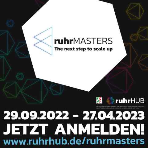 ruhrMASTERS - jetzt anmelden! 29.09.2022 - 27.04.2023