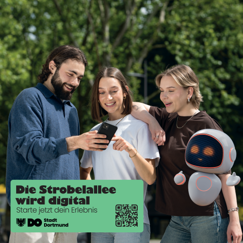 #strobeln: Starte die digitale Erlebnisrallye auf der Strobelallee Die Strobelallee wird digital #strobeln